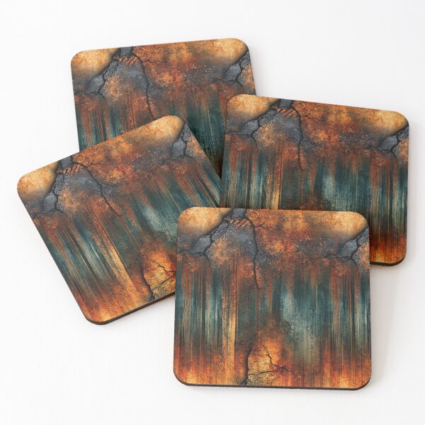 Item preview, Deep Burnt Orange Cracked Metallic Surface designed and sold by Piotrek0001.