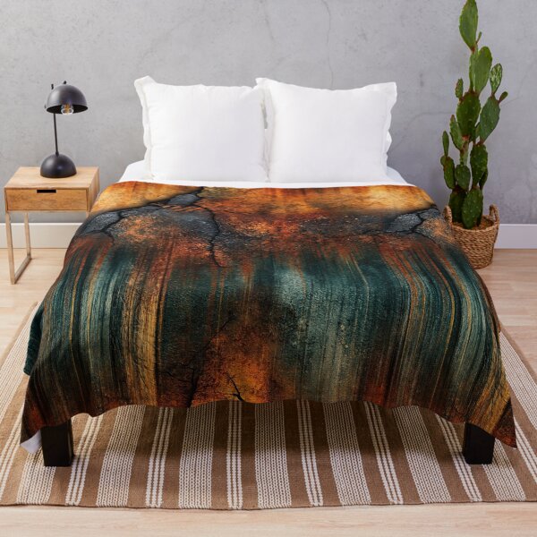 Item preview, Deep Burnt Orange Cracked Metallic Surface designed and sold by Piotrek0001.