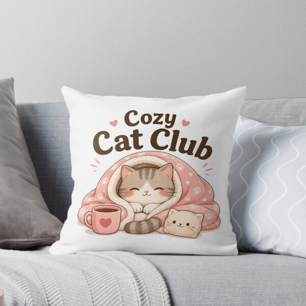 Item preview, Cozy Cat Club Cute Cat Under Blanket Kawaii Cat Sticker Cozy Kitty Lover Gift designed and sold by Sanika arts .