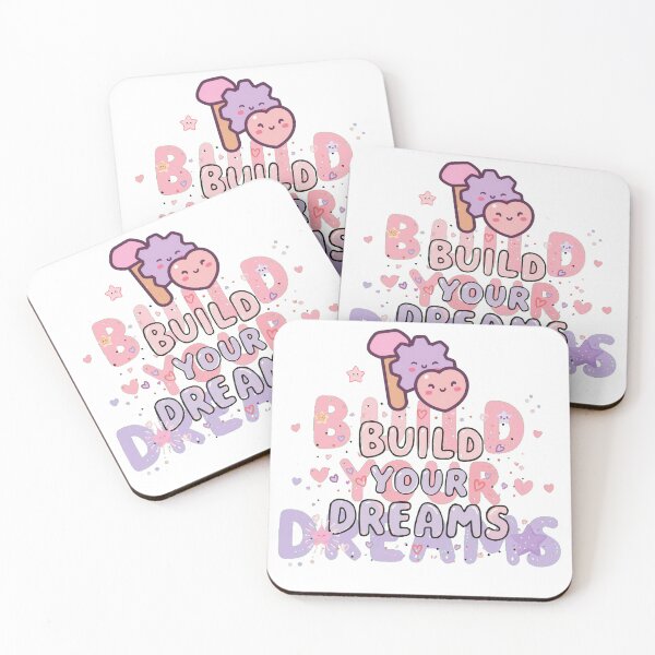 Item preview,  xxx Cute Build Your Dreams | Kawaii sweet Motivational  | Pastel Aesthetic  designed and sold by Reverielook.