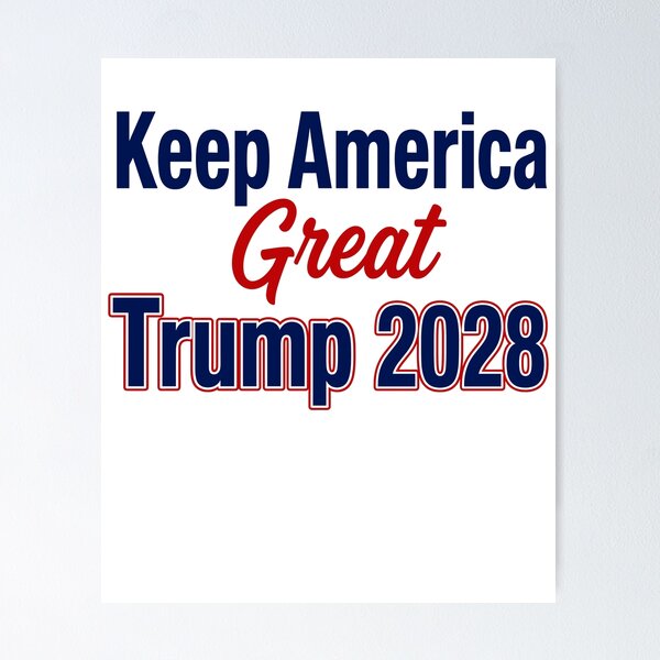 Item preview, Keep America Great Trump 2028 designed and sold by DrawMotion.