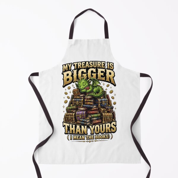 Item preview, My Treasure Is Bigger Than Yours I Mean The Books Dragon Reader designed and sold by Sovereign Supply Co..