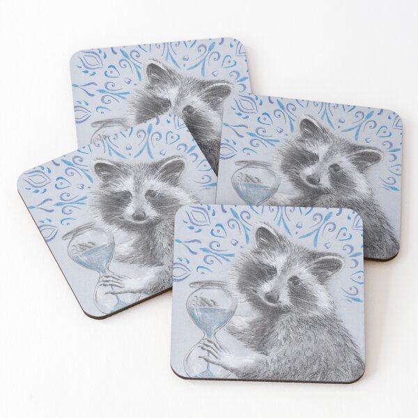 Item preview, Racoon and Hourglass designed and sold by Middia Arts.