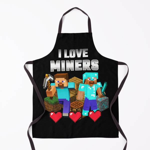 Item preview, I Love Miners Minecraft Clothing For Children And Adults T-Shirt designed and sold by CoupleDrawing-J.