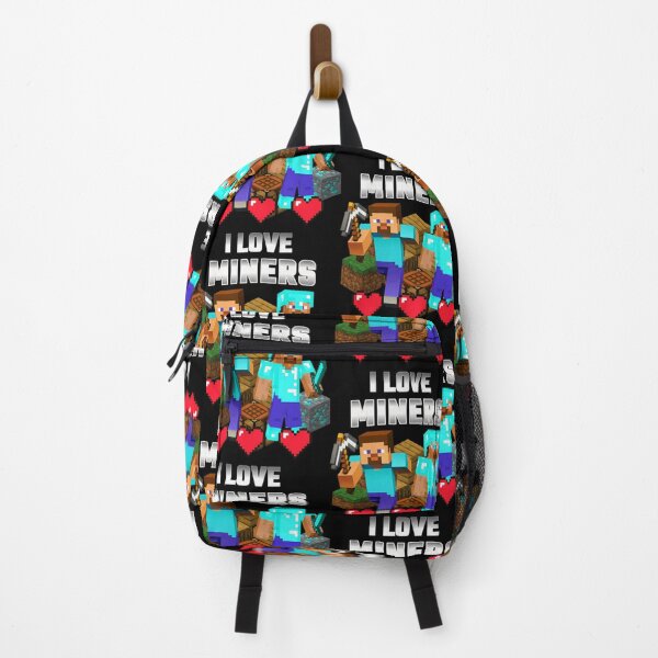Item preview, I Love Miners Minecraft Clothing For Children And Adults T-Shirt designed and sold by CoupleDrawing-J.
