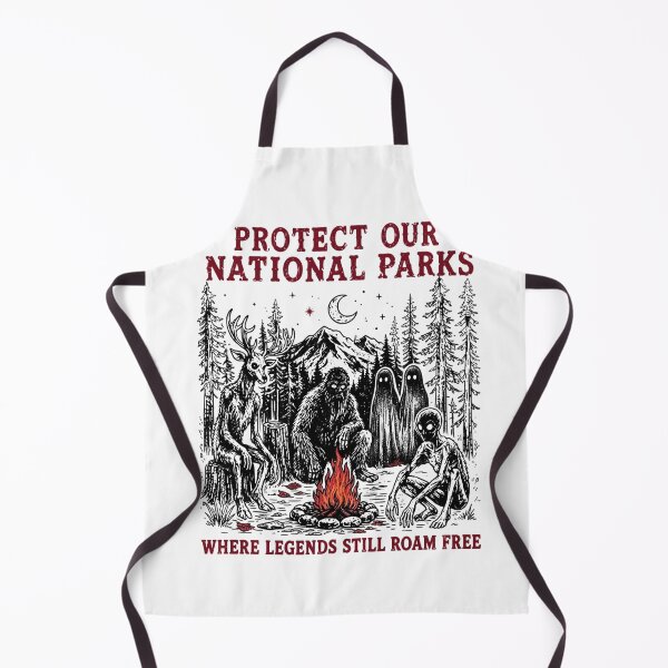 Item preview, Cryptid National Parks 90s Protect Our National Parks Vintage designed and sold by KandiCooks.