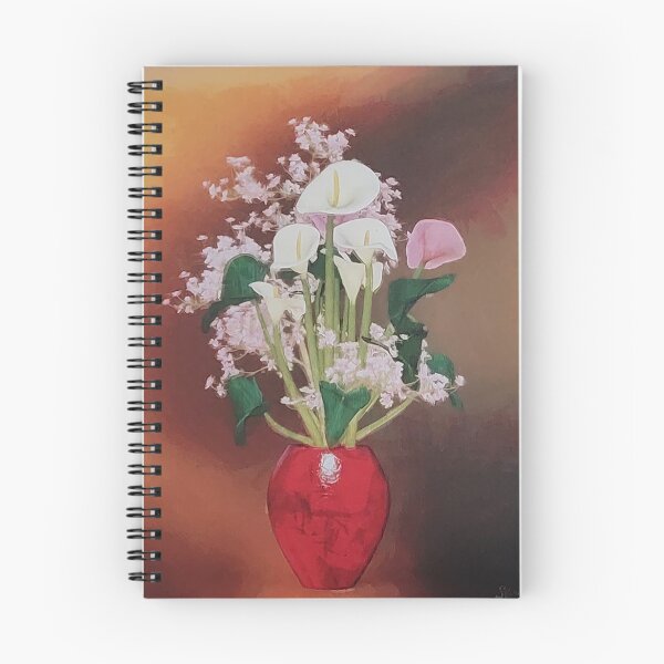 Item preview, Calla lily bouquet in a flower vase designed and sold by SilvioJust.