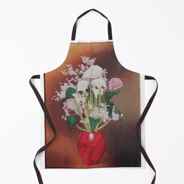 Item preview, Calla lily bouquet in a flower vase designed and sold by SilvioJust.