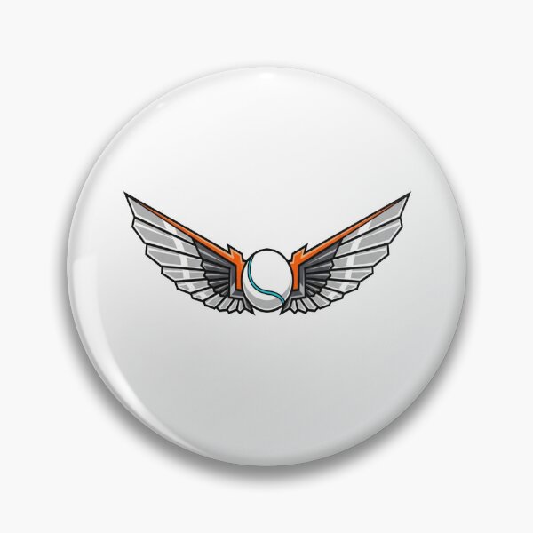 Item preview, Futuristic Cyberpunk Cyberware Wings Emblem Mechanical Crest designed and sold by Dzblack.