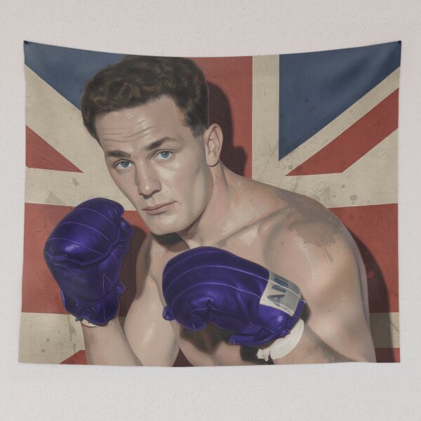 Item preview, Henry "Our'Enry" Cooper boxing legends designed and sold by MoodiArtist.
