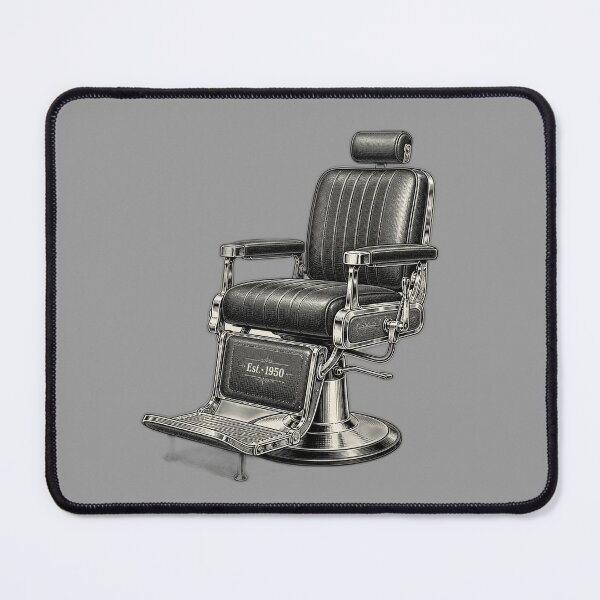 Item preview, Vintage 1950s Barber Chair Illustration T-Shirt - Classic Barbershop Equipment Graphic designed and sold by Barber MD Culture.