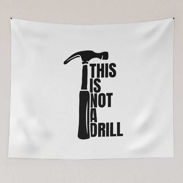 Item preview, This Is Not A Drill Dad Joke designed and sold by Dondonmart.