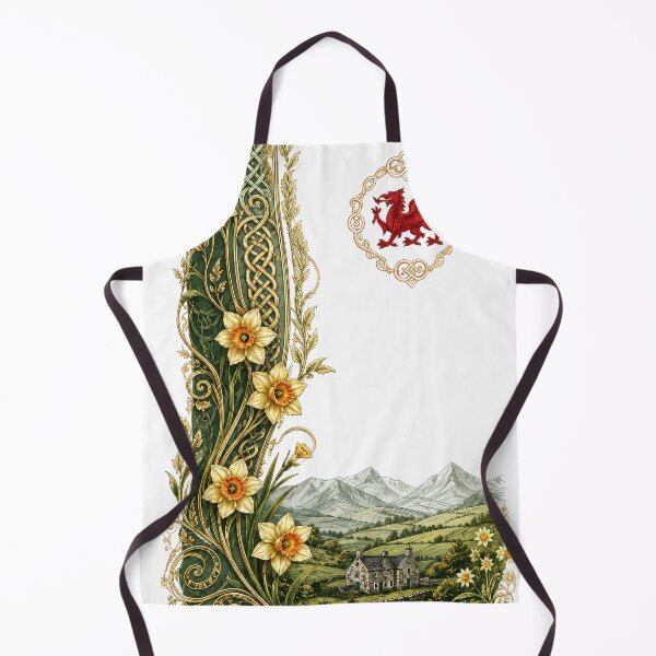 Item preview, Daffodils Celtic Filigree and Welsh Dragon designed and sold by thewandswant.