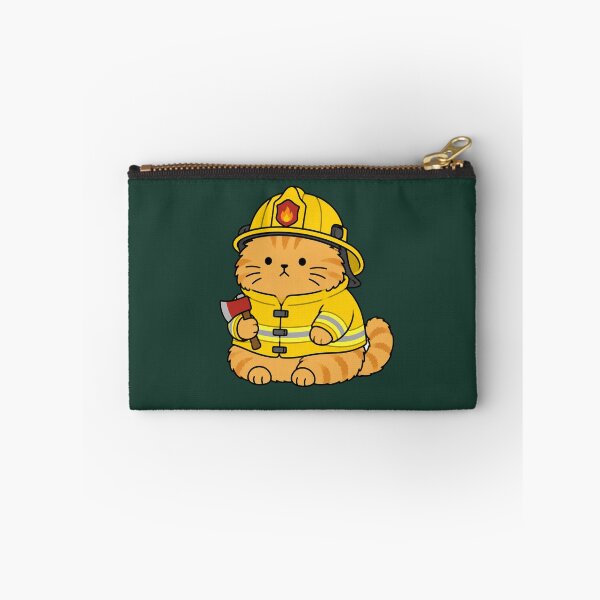 Item preview, Cute Firefighter Cat  designed and sold by MonkiFlipp.