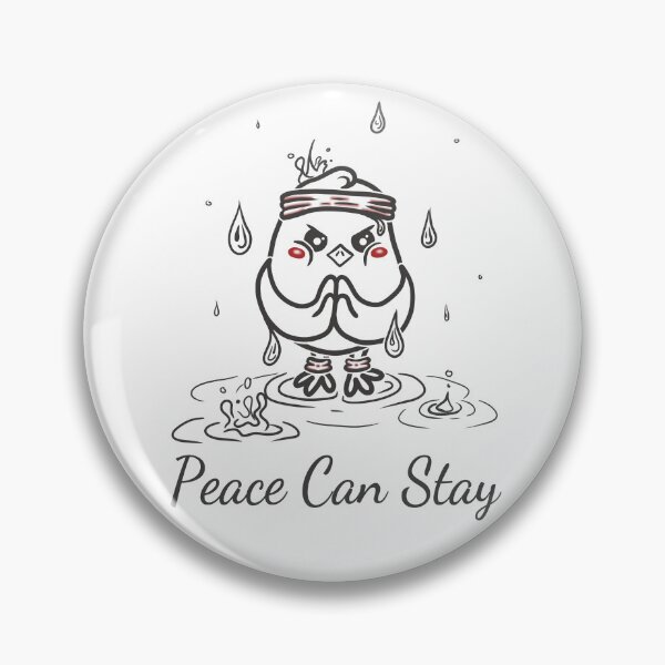 Item preview, Peace Can Stay | Cozy Rain Meditation Illustration designed and sold by Samaya-.