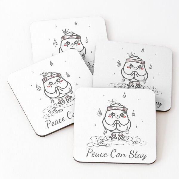 Item preview, Peace Can Stay | Cozy Rain Meditation Illustration designed and sold by Samaya-.