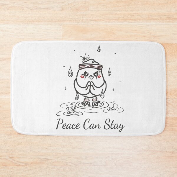 Item preview, Peace Can Stay | Cozy Rain Meditation Illustration designed and sold by Samaya-.