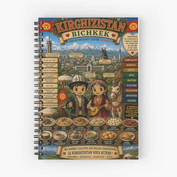 Item preview, Kyrgyzstan Bishkek – Mountains, Traditions and Nomadic Spirit designed and sold by Cifi64.