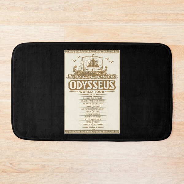 Item preview, Odysseus World Tour Greek Mythology Vintage Concert Parody designed and sold by VioIneka.