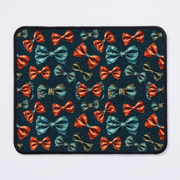 Item preview, Colorful Vintage Bowtie Illustration Pattern | Vintage Aesthetic | Blue Background designed and sold by UnhingedBird.