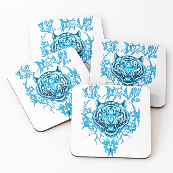 Item preview, Blue Electric Cyber Tiger Lil Devil Art designed and sold by DKSH1234.