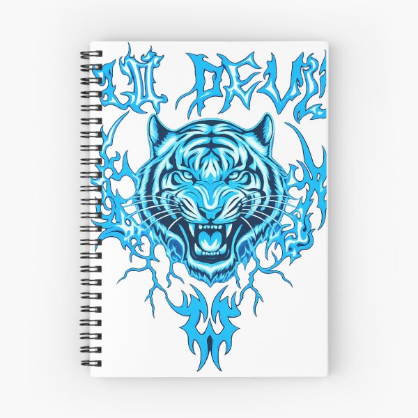Item preview, Blue Electric Cyber Tiger Lil Devil Art designed and sold by DKSH1234.