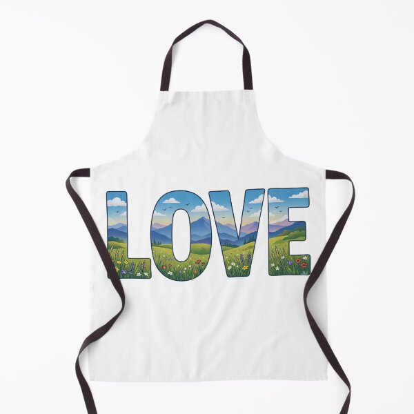 Item preview, Outdoor Nature "LOVE" Typographic Illustration designed and sold by GabeMountainArt.
