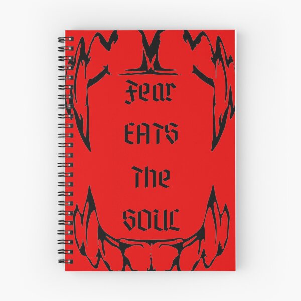 Item preview, "Fear Eats The Soul" Popular Quote Grunge Punk Gothic Dark Aesthetic Vampire Teeth Red designed and sold by CaribbeanClown.