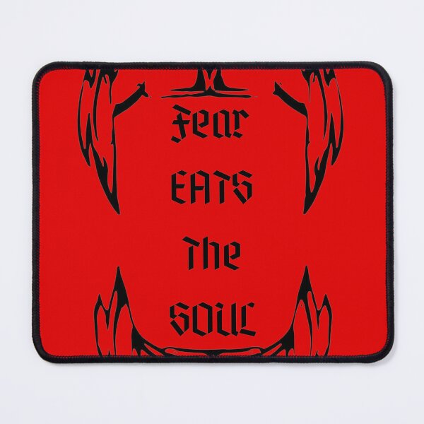 Item preview, "Fear Eats The Soul" Popular Quote Grunge Punk Gothic Dark Aesthetic Vampire Teeth Red designed and sold by CaribbeanClown.