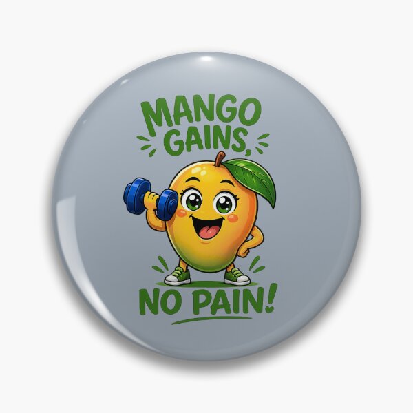 Item preview, Mango Gains, No Pain! Funny Gym Mango Workout T-Shirt designed and sold by Aimetoi.