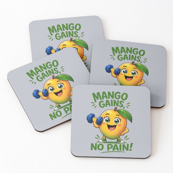 Item preview, Mango Gains, No Pain! Funny Gym Mango Workout T-Shirt designed and sold by Aimetoi.