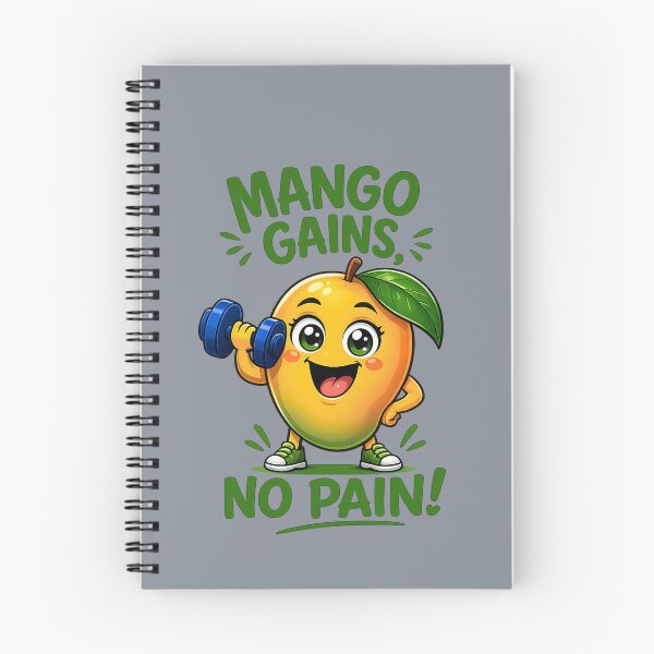 Item preview, Mango Gains, No Pain! Funny Gym Mango Workout T-Shirt designed and sold by Aimetoi.