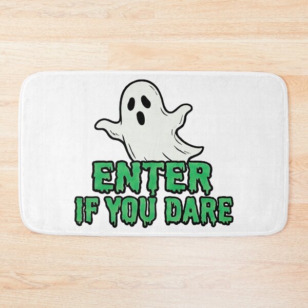 Item preview, Enter If You Dare Spooky White Ghost Slime Typography Halloween Graphic designed and sold by BKSARYLIFE.
