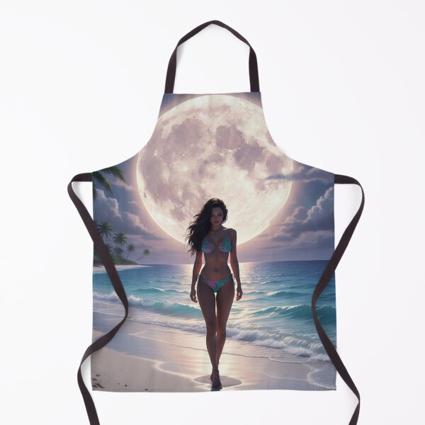 Item preview, Midnight Tropics Moonlit Ocean Beach Aesthetic designed and sold by GraphixKing999.