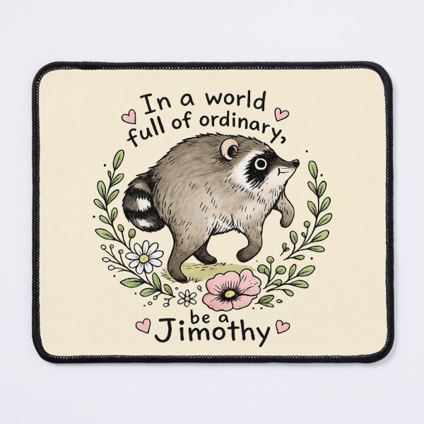 Item preview, In A World Full Of Ordinary Be A Jimothy Raccoon designed and sold by NesArt.