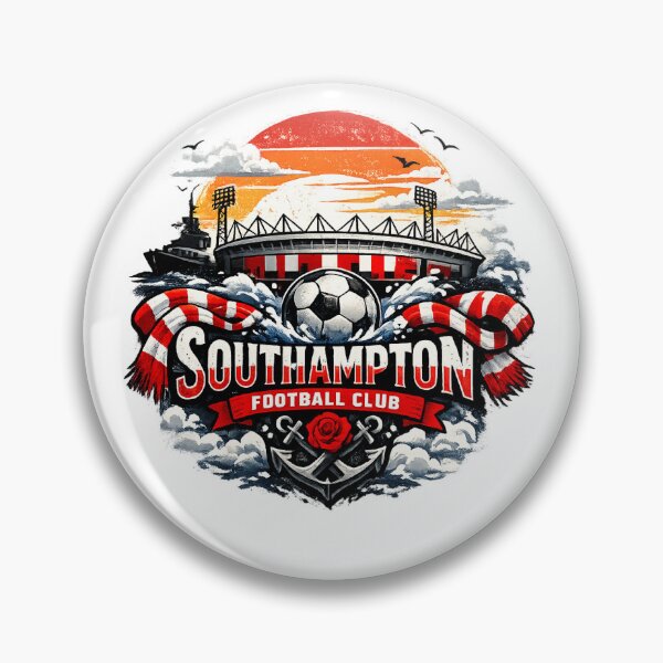 Item preview, Southampton Football Club Vintage Fan Art | Saints Coastal Heritage Supporter Design designed and sold by GarnerSupplyCo.