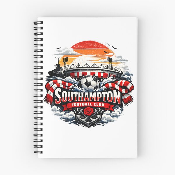 Item preview, Southampton Football Club Vintage Fan Art | Saints Coastal Heritage Supporter Design designed and sold by GarnerSupplyCo.