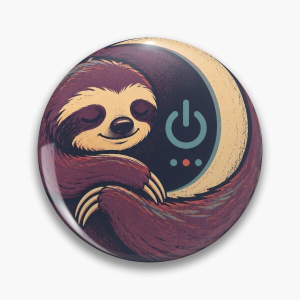 Item preview, Sleep-Mode Sloth – Energy Saving Creature designed and sold by yagniikd-.
