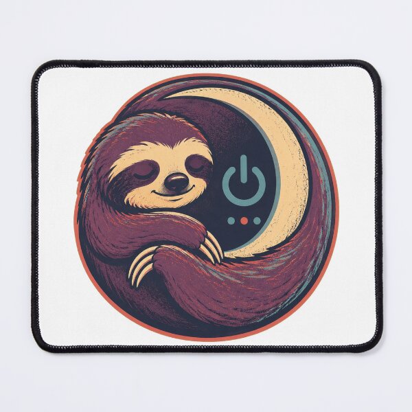 Item preview, Sleep-Mode Sloth – Energy Saving Creature designed and sold by yagniikd-.