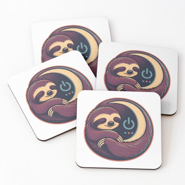 Item preview, Sleep-Mode Sloth – Energy Saving Creature designed and sold by yagniikd-.