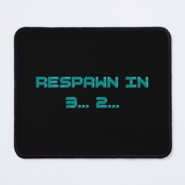 Item preview, Respawn in 3... 2... Gaming Quote Pixel Art Decal designed and sold by alexmaushaus.