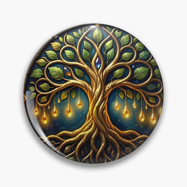 Item preview, Celestial Tree of Light | Celtic Golden Tree of Life designed and sold by nicky2342.