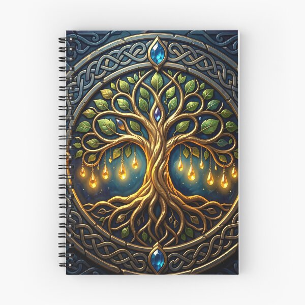 Item preview, Celestial Tree of Light | Celtic Golden Tree of Life designed and sold by nicky2342.