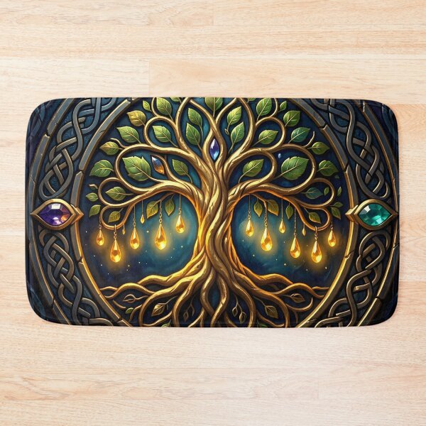 Item preview, Celestial Tree of Light | Celtic Golden Tree of Life designed and sold by nicky2342.
