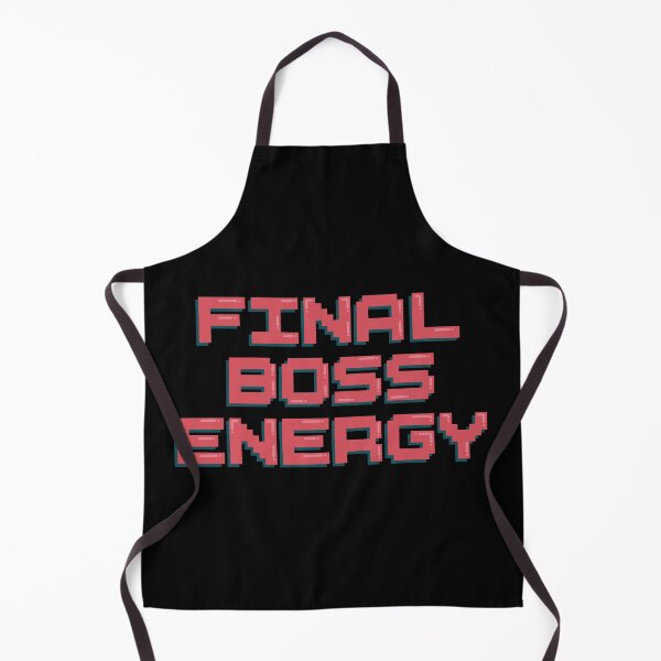 Item preview, Final Boss Energy Gaming Quote Pixel Art Decal designed and sold by alexmaushaus.