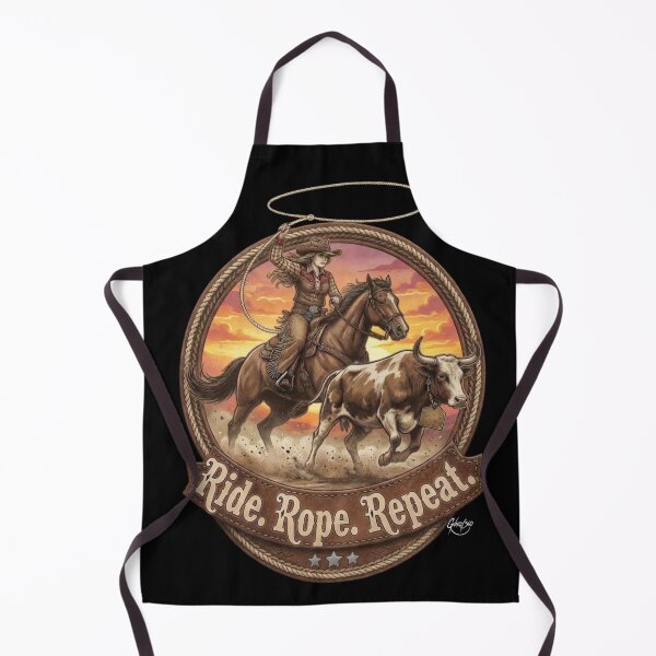 Item preview, Cowgirl State of Mind: Ride.Rope.Repeat. designed and sold by Gnarly360.