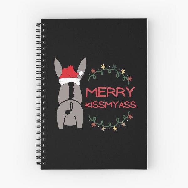 Artikelvorschau, Fröhliches Küsschen, mein Arsch – Lustiges Weihnachtsesel-Design entworfen und verkauft von AnulaArt.