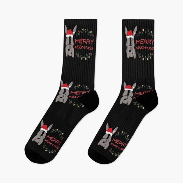Item preview, Merry Kissmyass - Funny Christmas Donkey Design designed and sold by AnulaArt.