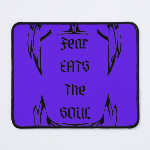 Item preview, "Fear Eats The Soul" Popular Quote Grunge Punk Gothic Dark Aesthetic Vampire Teeth Purple designed and sold by CaribbeanClown.