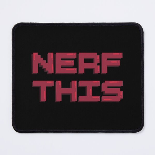 Item preview, Nerf This Gaming Quote Pixel Art Decal designed and sold by alexmaushaus.